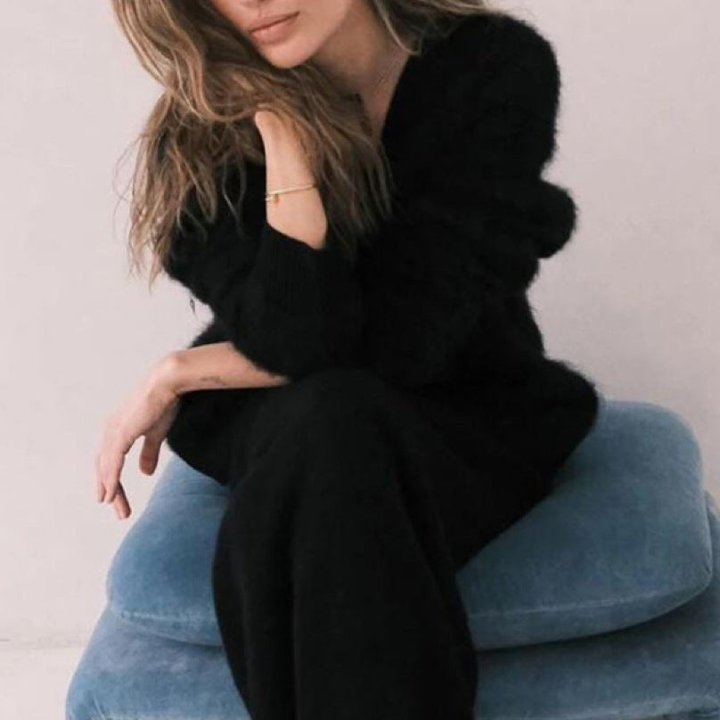 Mila | mekani oversized kardigan od pahuljastog materijala