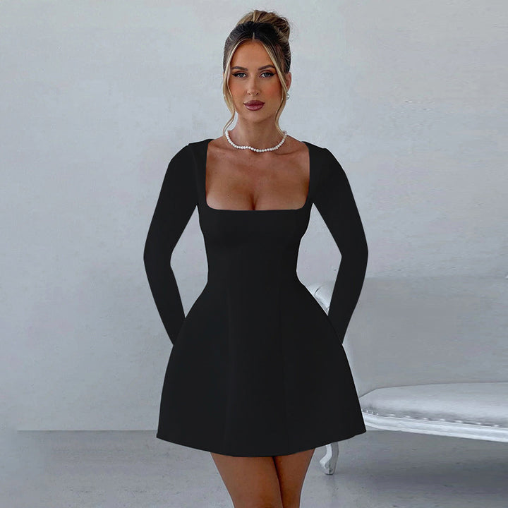 Violeta | Elegantna mini haljina s kvadratnim izrezom