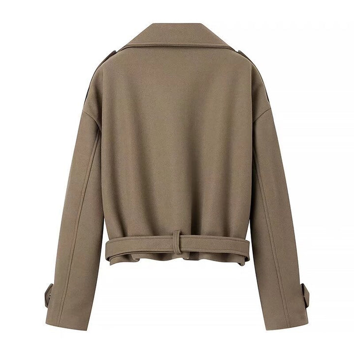 Amara | kratki kaput s pojasom