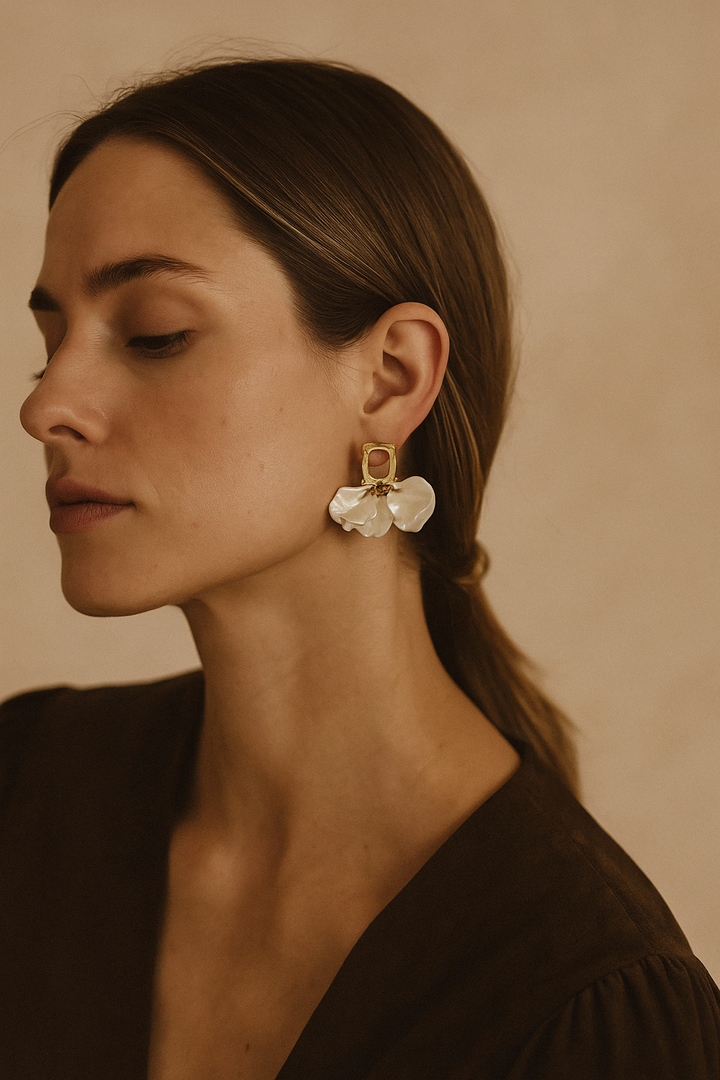 Callista | biserne cvjetne naušnice