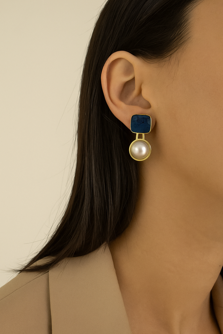 Selene | biserne naušnice