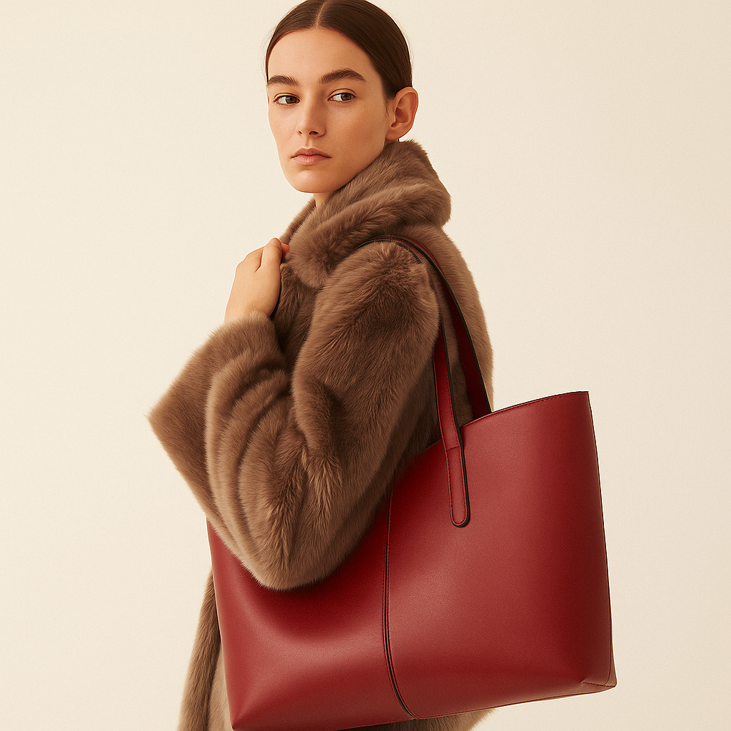 Adelina | klasična crna tote torba