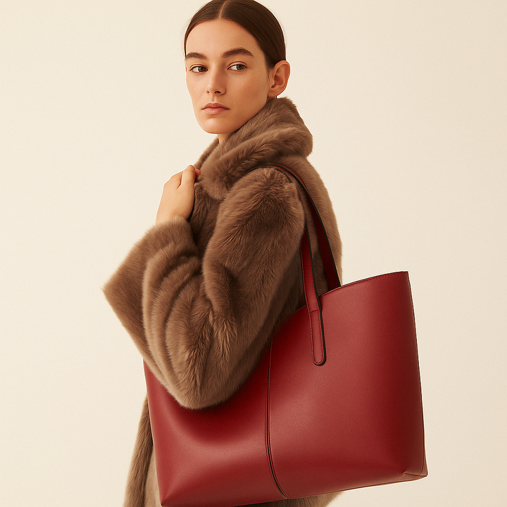 Adelina | klasična crna tote torba