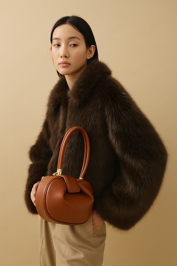 Cleo | kožna torba “dumpling” dizajna