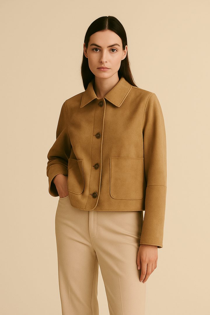 Lea | kratka jakna od brušene tkanine