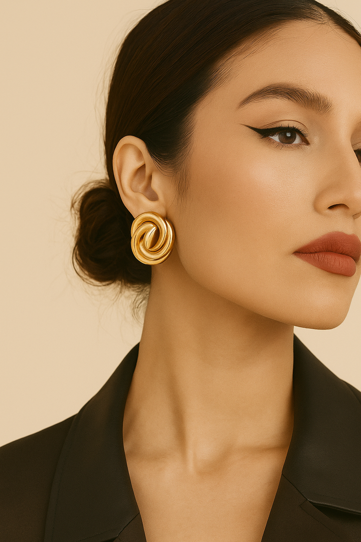 Aurelia | Trostruke spiralne naušnice