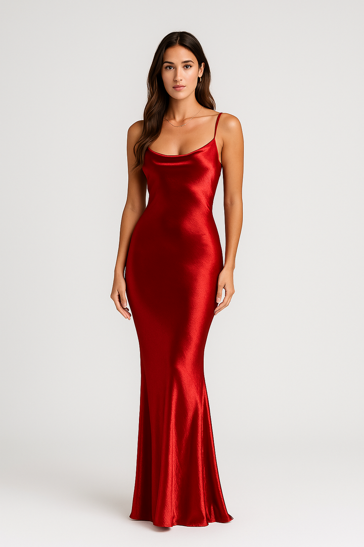 Louise – Satenska večernja slip haljina