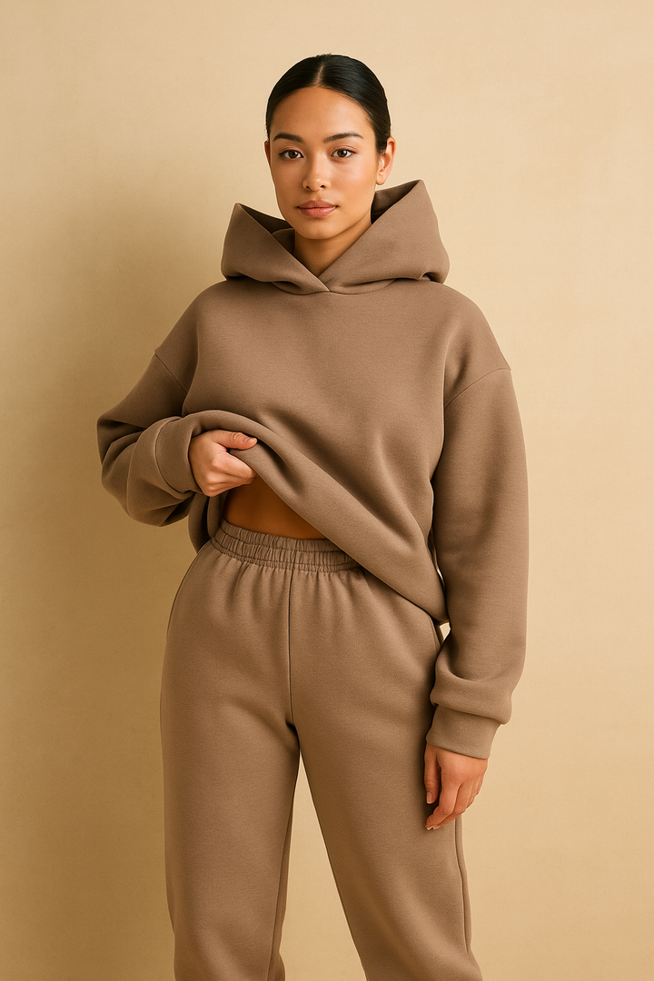 Nua – premium mekani trenirka set s kapuljačom