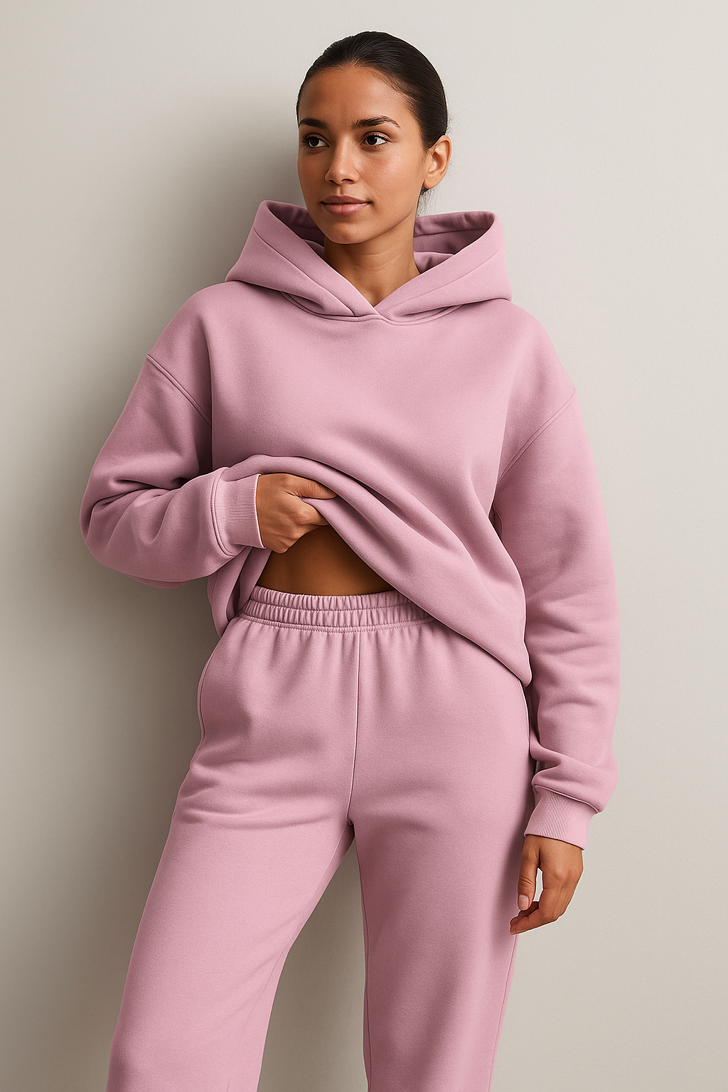 Nua – premium mekani trenirka set s kapuljačom