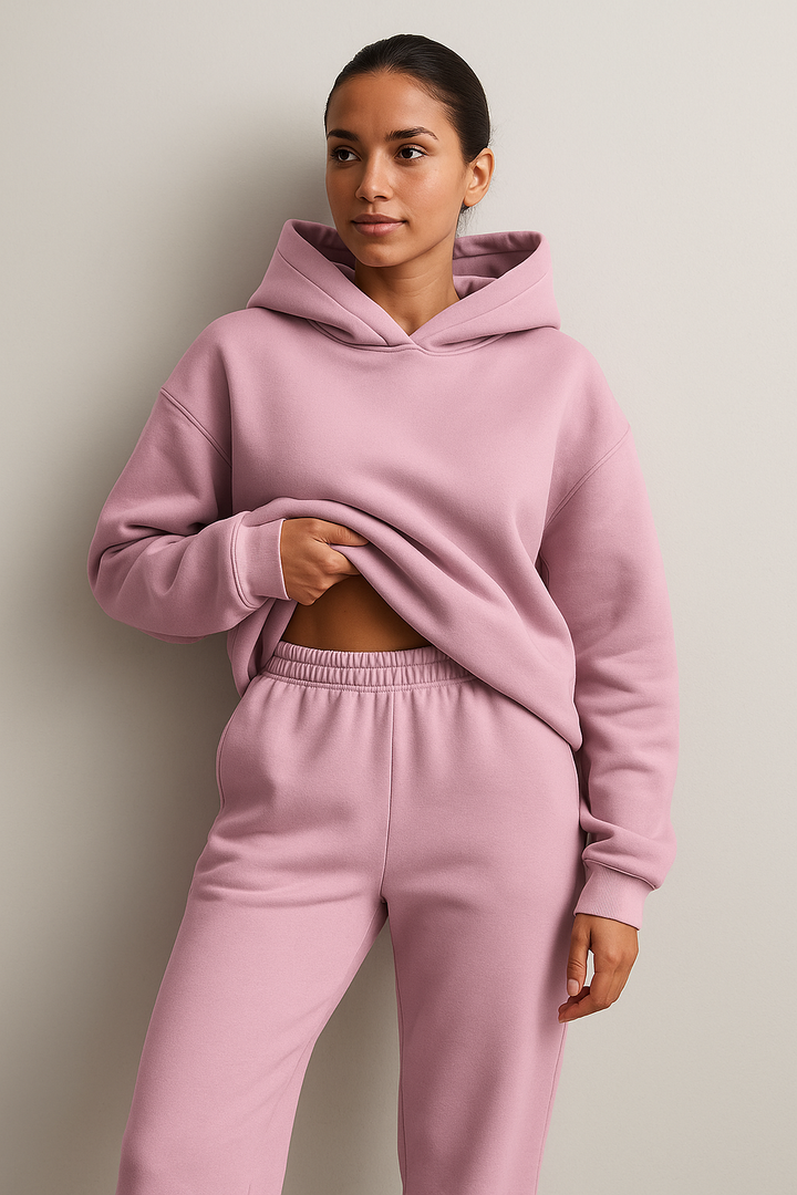 Nua – premium mekani trenirka set s kapuljačom