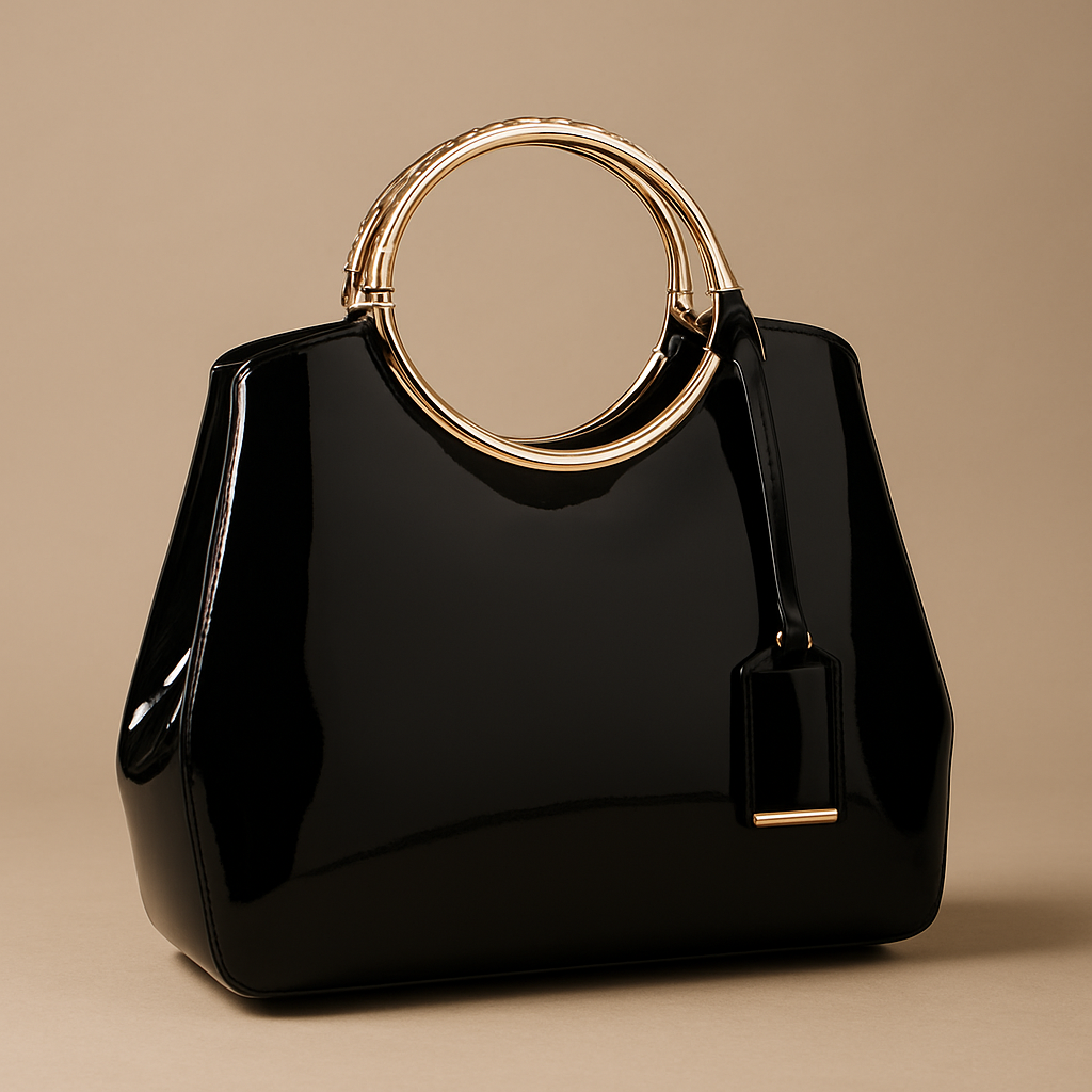 Olivia | Elegantna Torbica s Metalnim Obručem