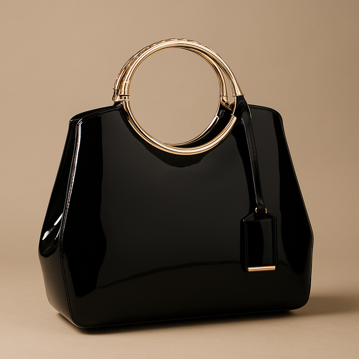 Olivia | Elegantna Torbica s Metalnim Obručem