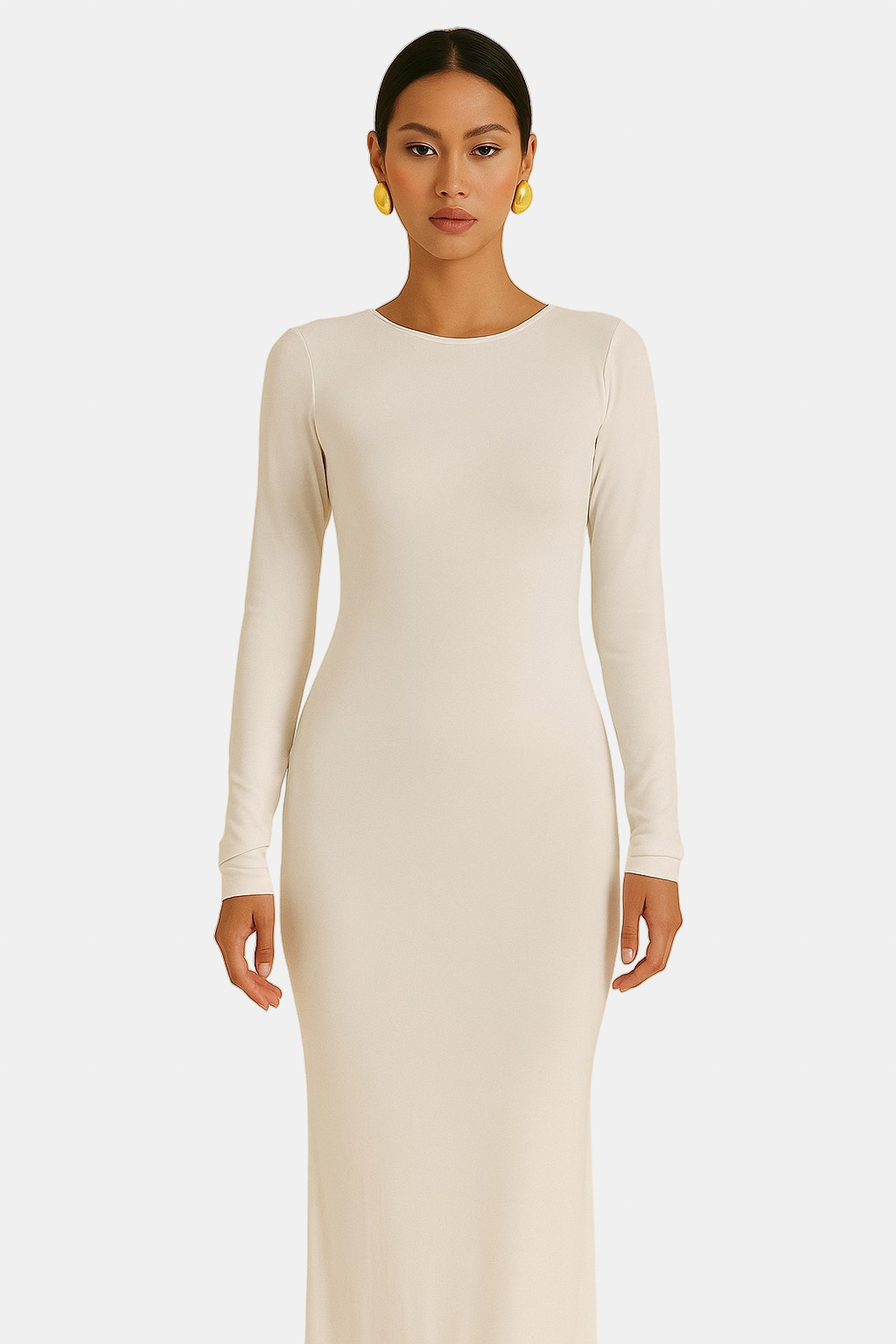 Selene – Elegantna Maxi Haljina s Otvorenim Leđima Atelje Split